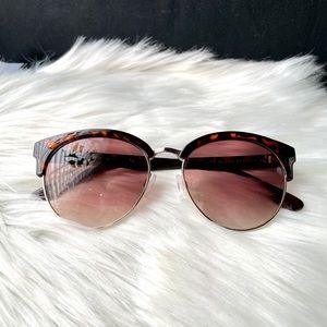 River Island Brown Sunglasses with Tort Frame